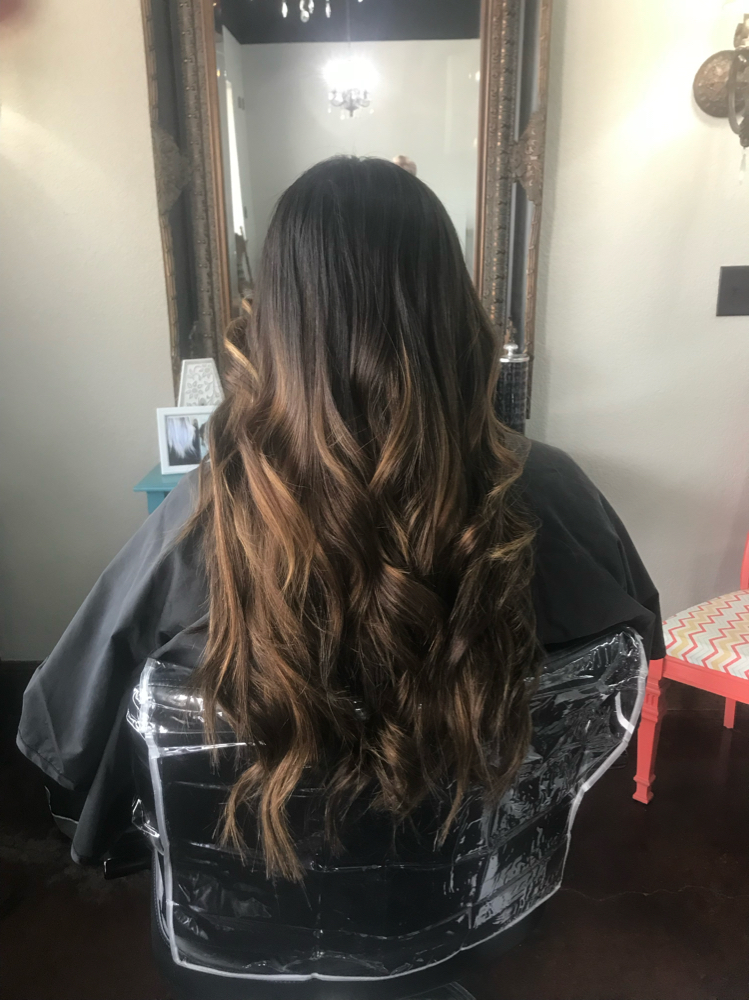 Balayage With Root color