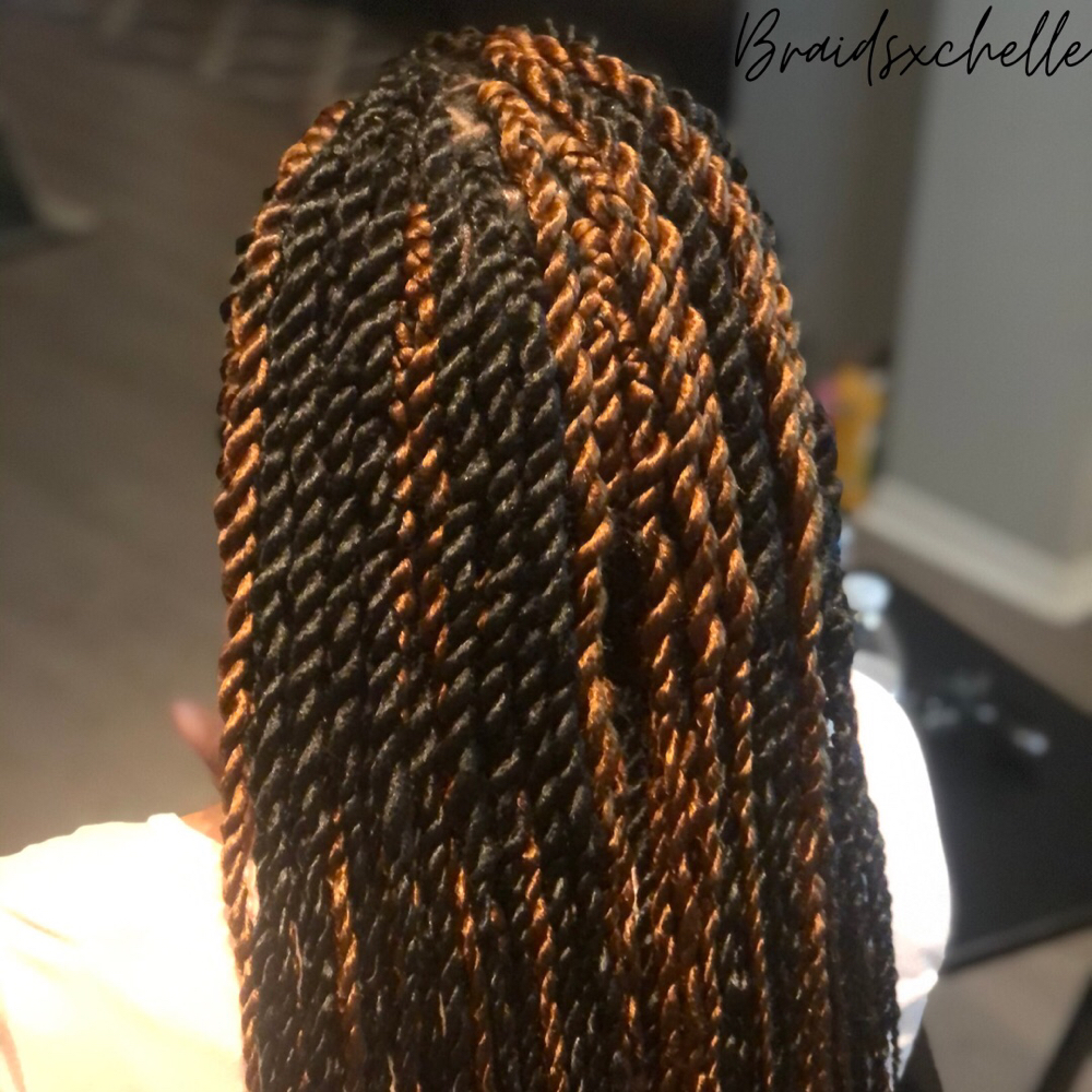 Senegalese Twist(Medium)Waist Lengt