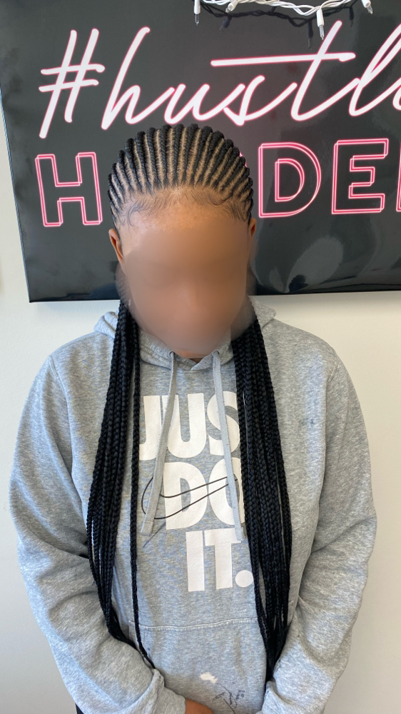 Alicia Key Braids (straight Back )