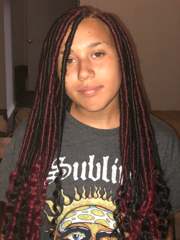 Goddess Faux Locs ~ Bra Strap