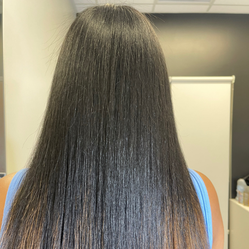 The ATASI Glow & Silk Press at ATASI Head & Scalp Spa in Frisco, TX