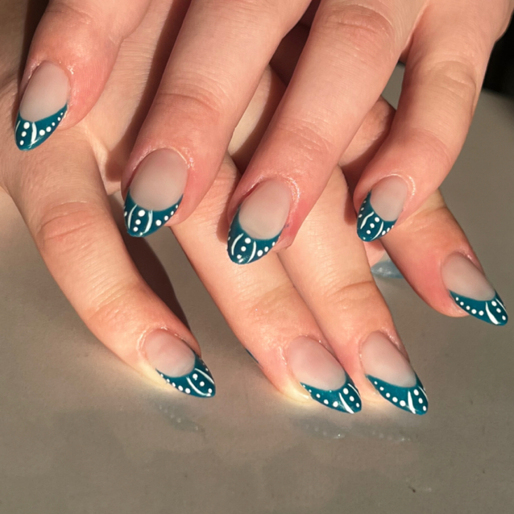 French Nail Design at Vibe Salon in Reno, NV