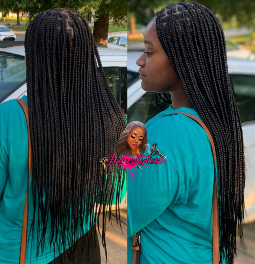 Medium Knotless Midback Length 

 7