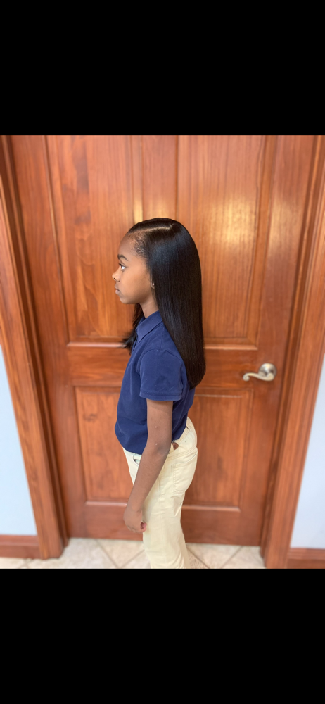 Children Silk Press Age 6-12