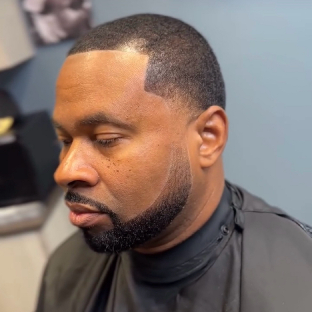 Black Out Head/Face And Cut at Leroy Brown III in Savannah, GA
