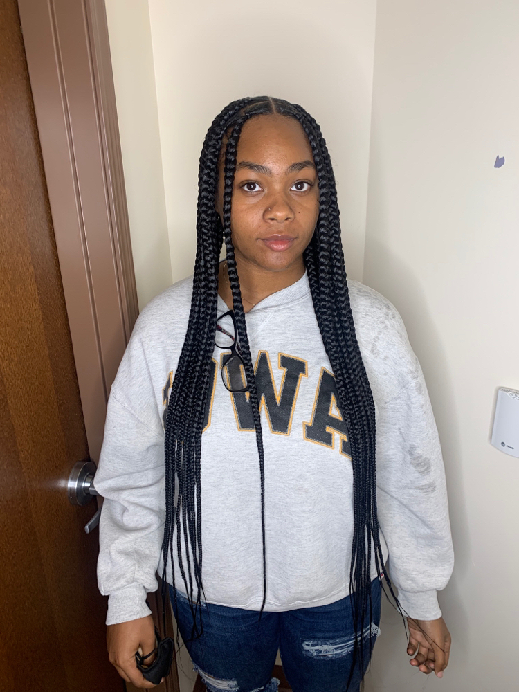 Jumbo knotless Back length