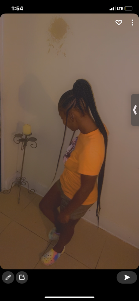 Large Stitch Ponytail