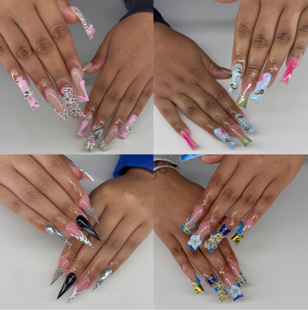 XL Full Set 7+ Magnents at Nailed by Morgan in Savannah, GA
