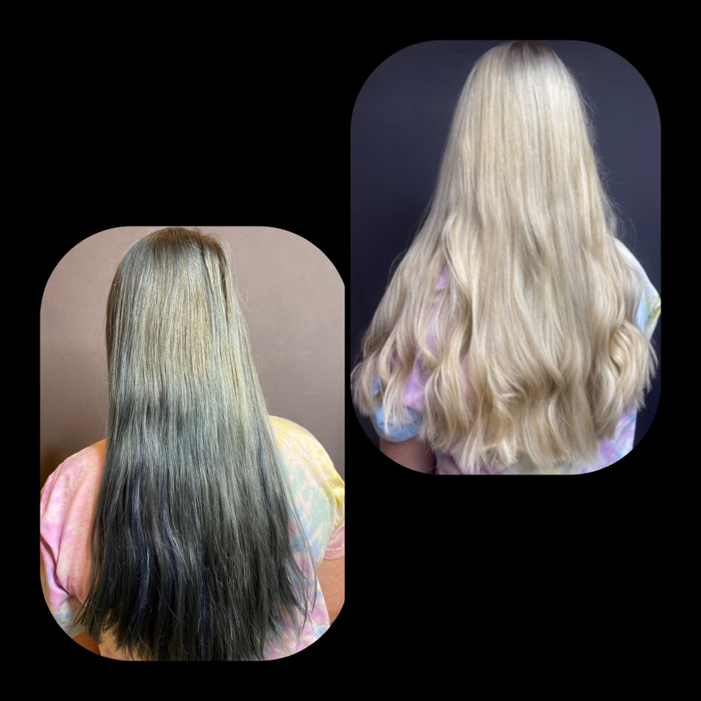 Color correction at Pretty Parlor By Lyric in Humble, TX