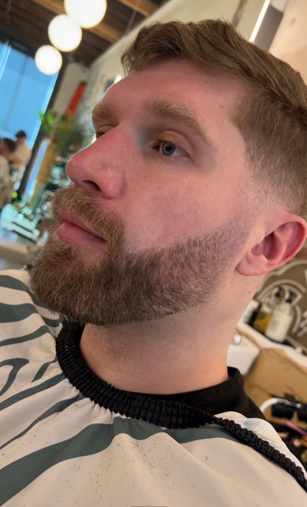 Haircut + Beard Shaping w/ Razor