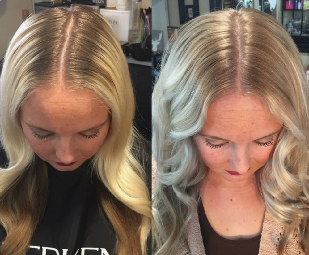 Root Touch Up With Partial Foil at Cabello Boutique By Grace in Wilmington, DE