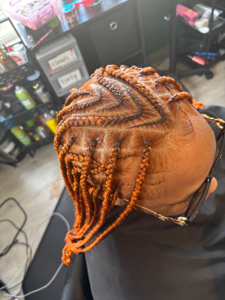 Tribal/fulani W/medium Knotless