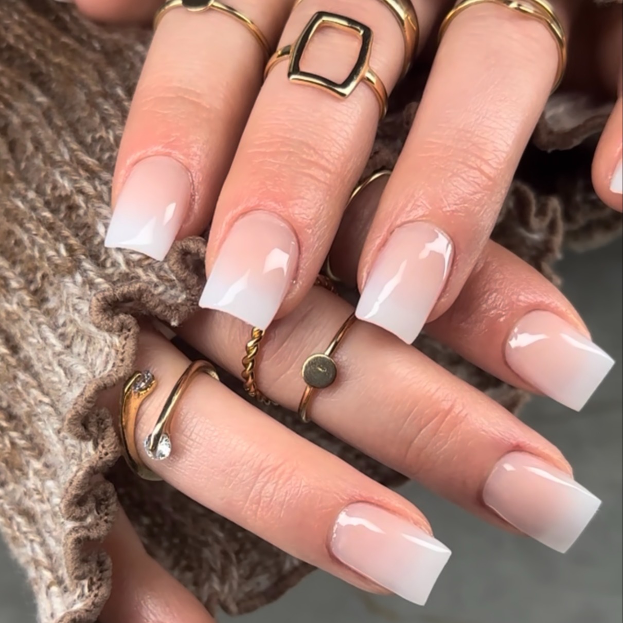 Military Ombre nail at BeautyOf3 in Jacksonville, NC