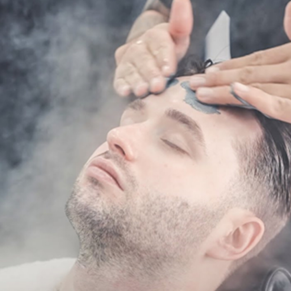 Steamed Facial at Gentlemens Reserve Hair studio in Highlands Ranch, CO