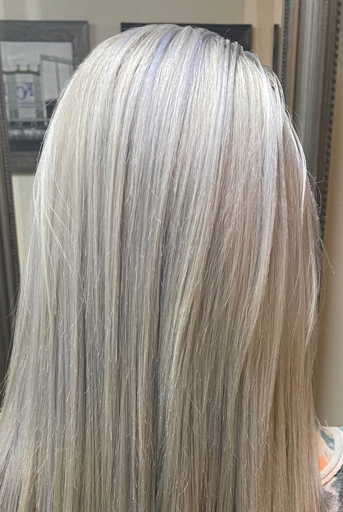 Bleach Root Touch Up w/ Toner/Gloss