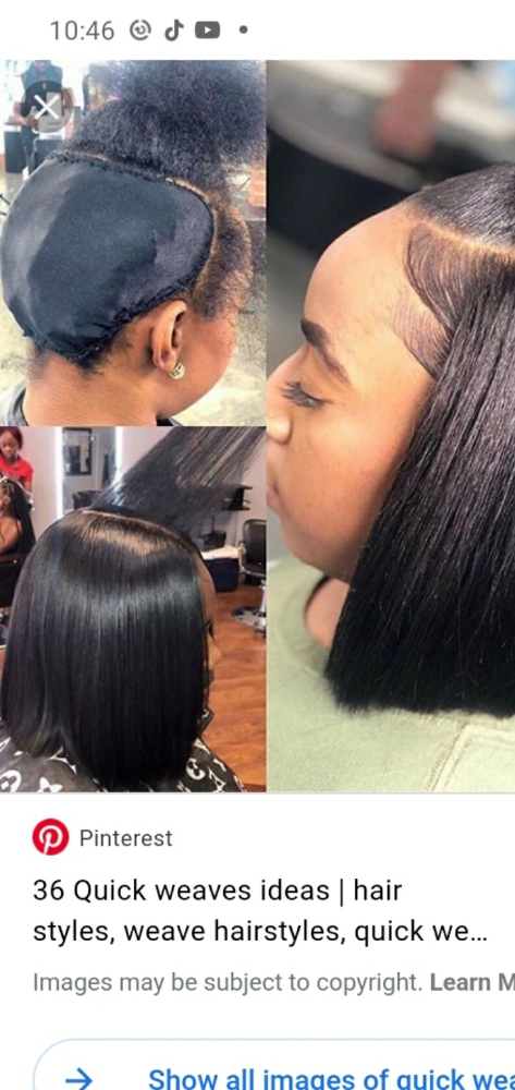 Quick weave