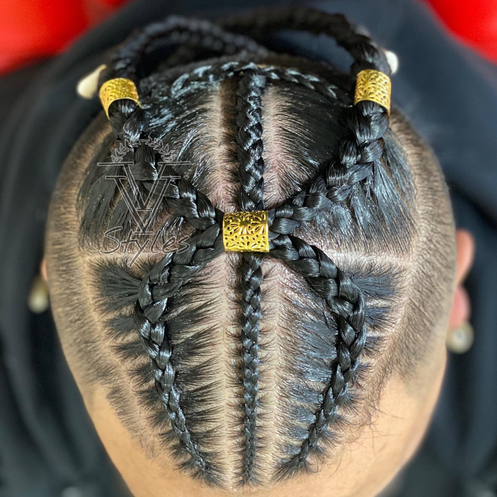Simple Design (Man Bun)