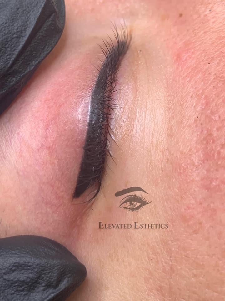 Winged Eyeliner Top Tattoo