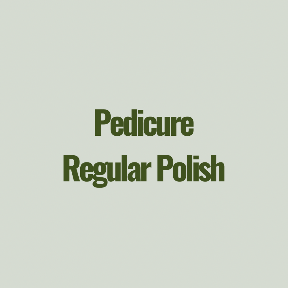 Pedicure - Regular Polish at Center Street Studio in Sebewaing, MI