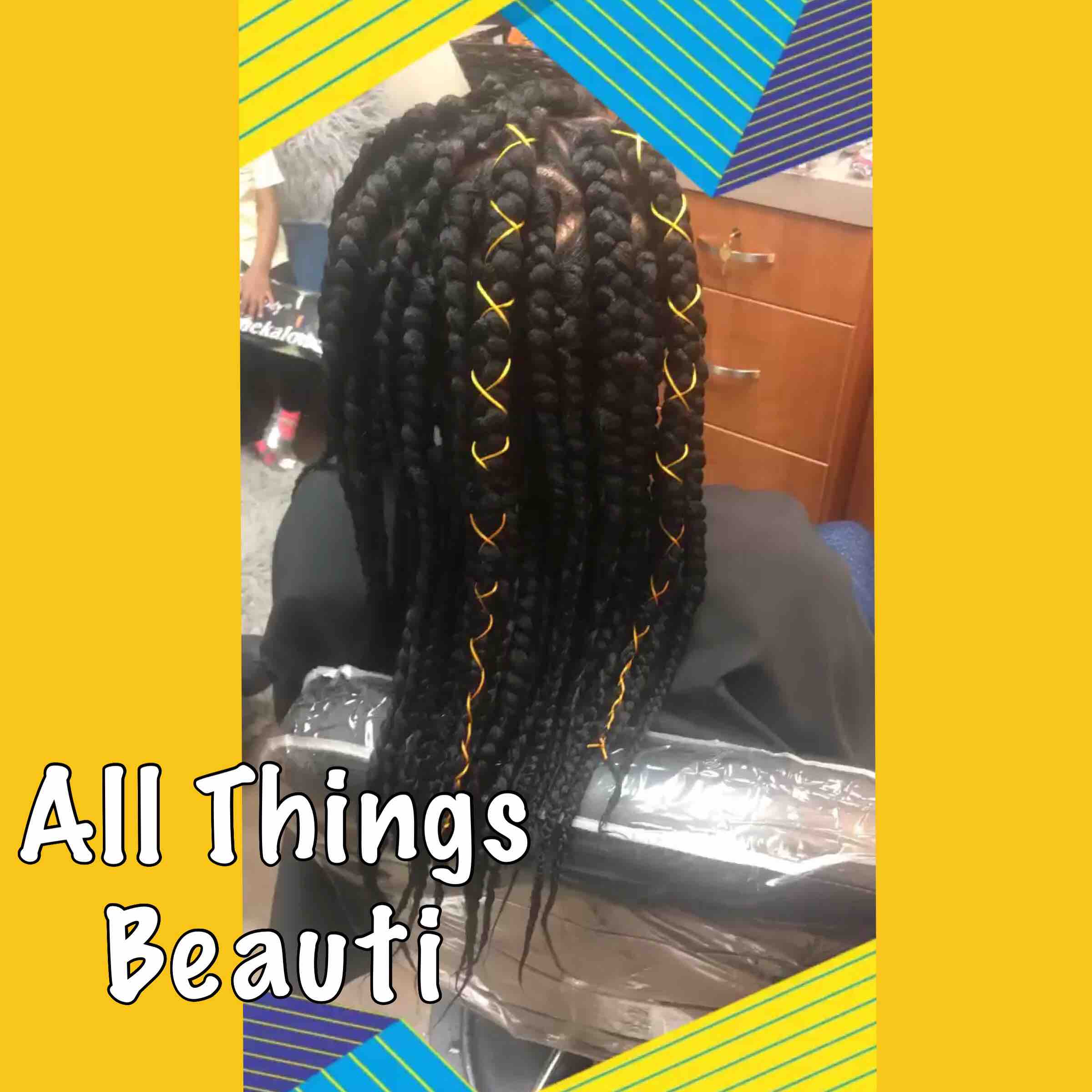 Medium Box Braids