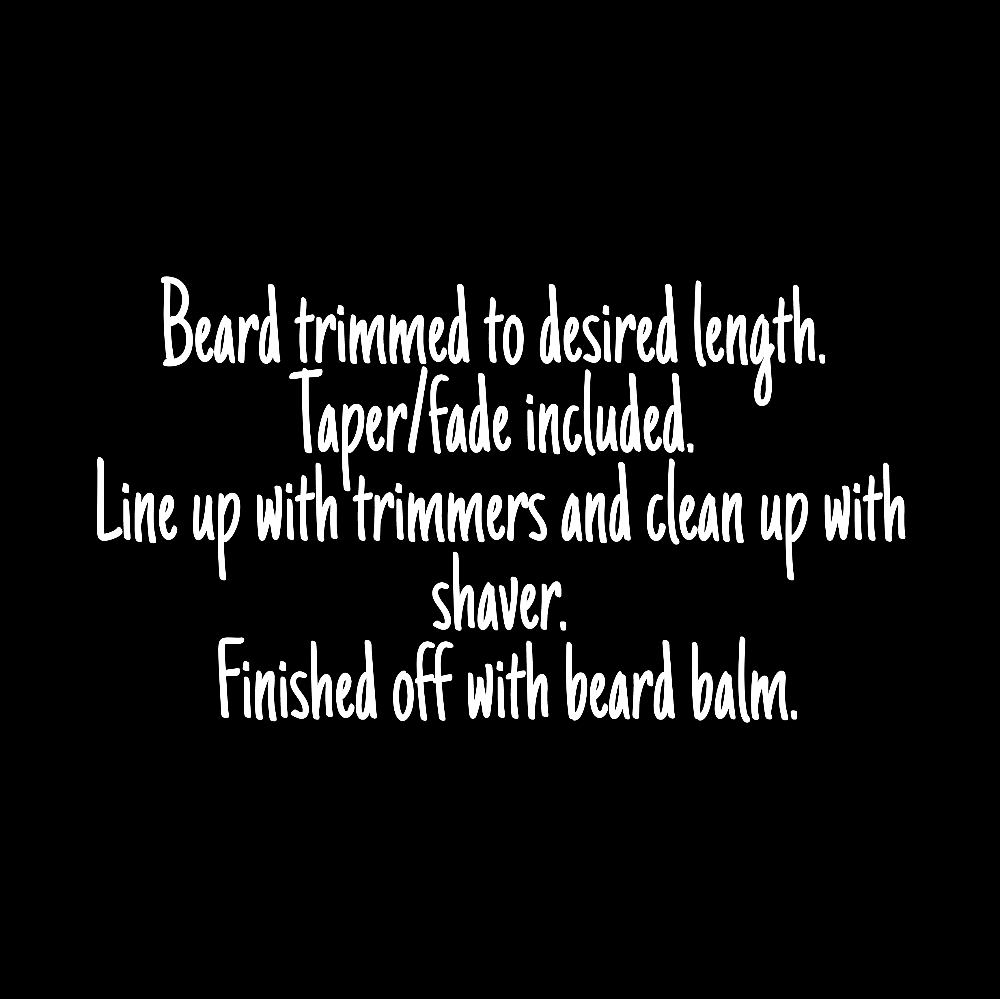 Beard Trim & Line Up