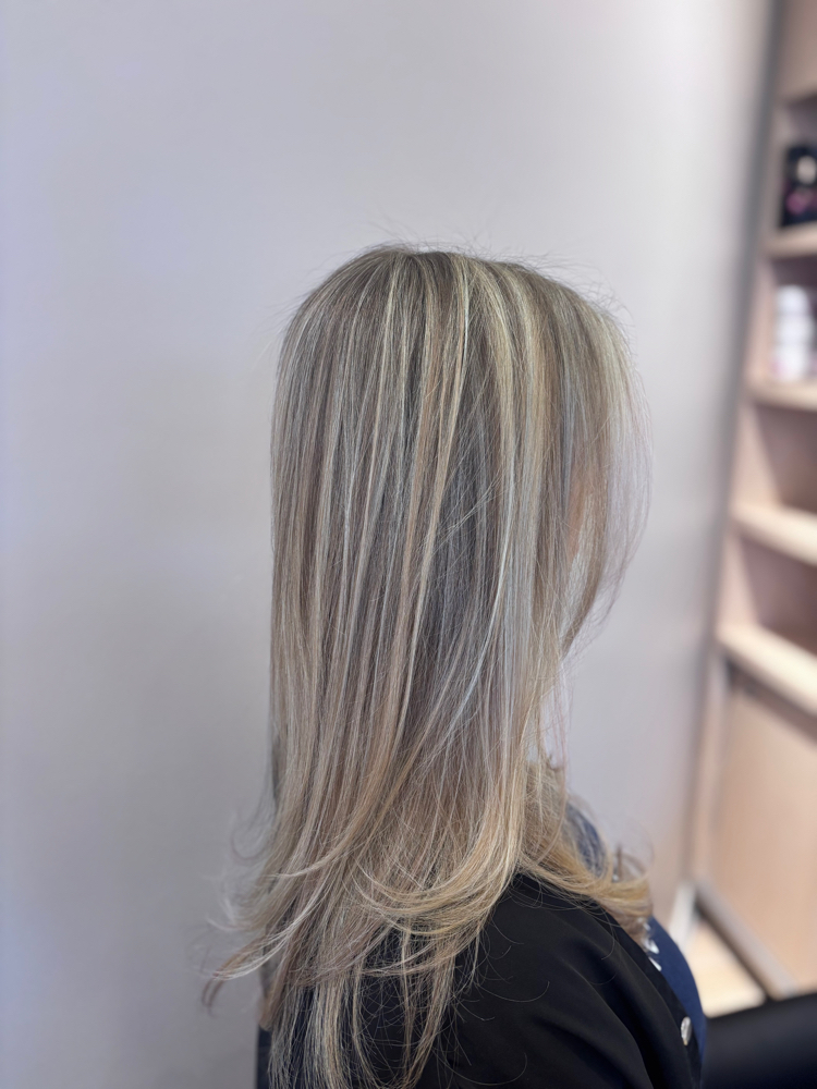 Partial Blonding Highlights