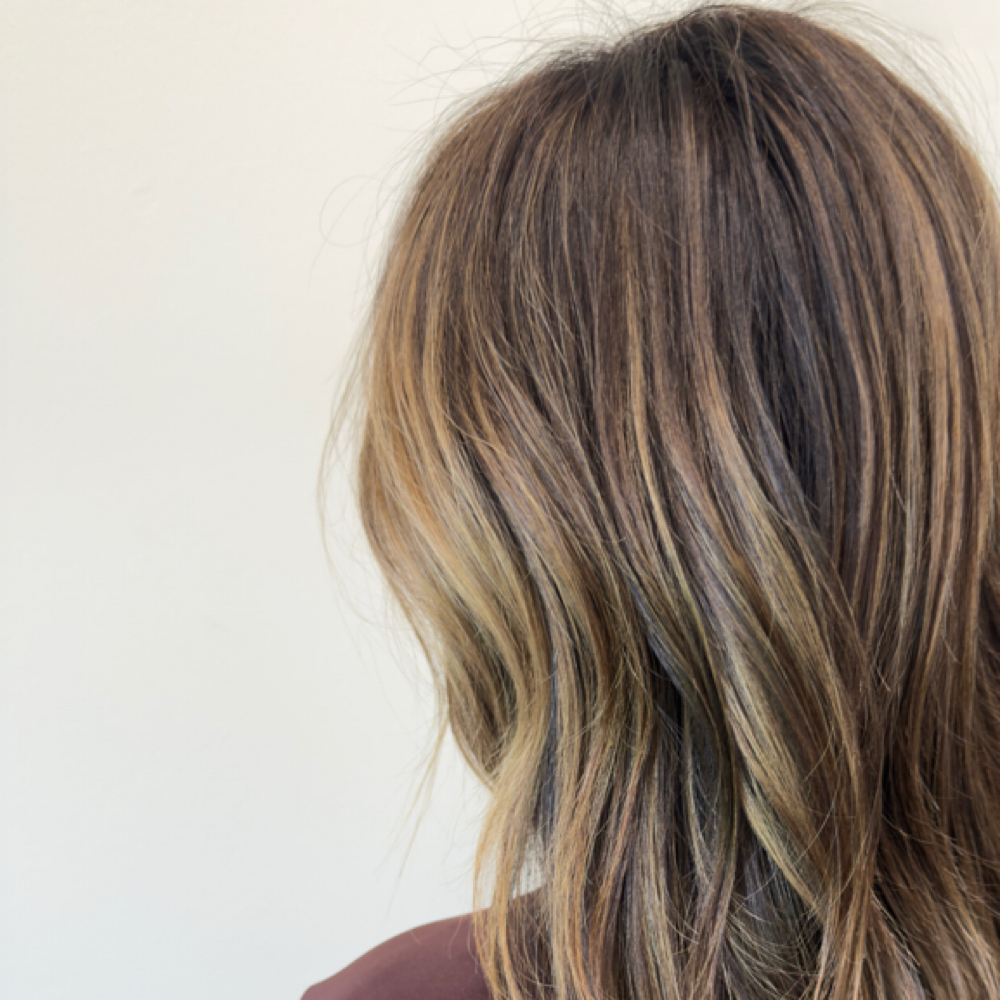 BASE COLOR RE-TOUCH + HIGHLIGHTS at Salon Presley in Cicero, NY