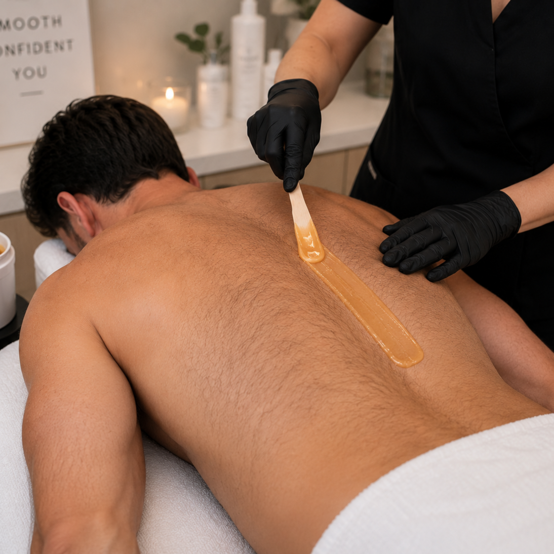 Men's Back Wax at Embrace Aesthetics in AURORA, CO