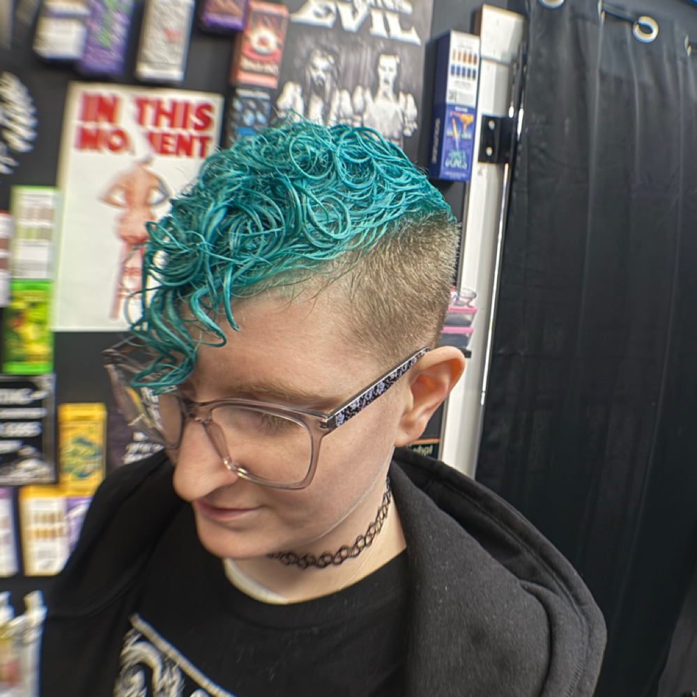 Single-tone/Vivid Color Application at Hair Hashira Aka Devilish Dreads in Spokane, WA