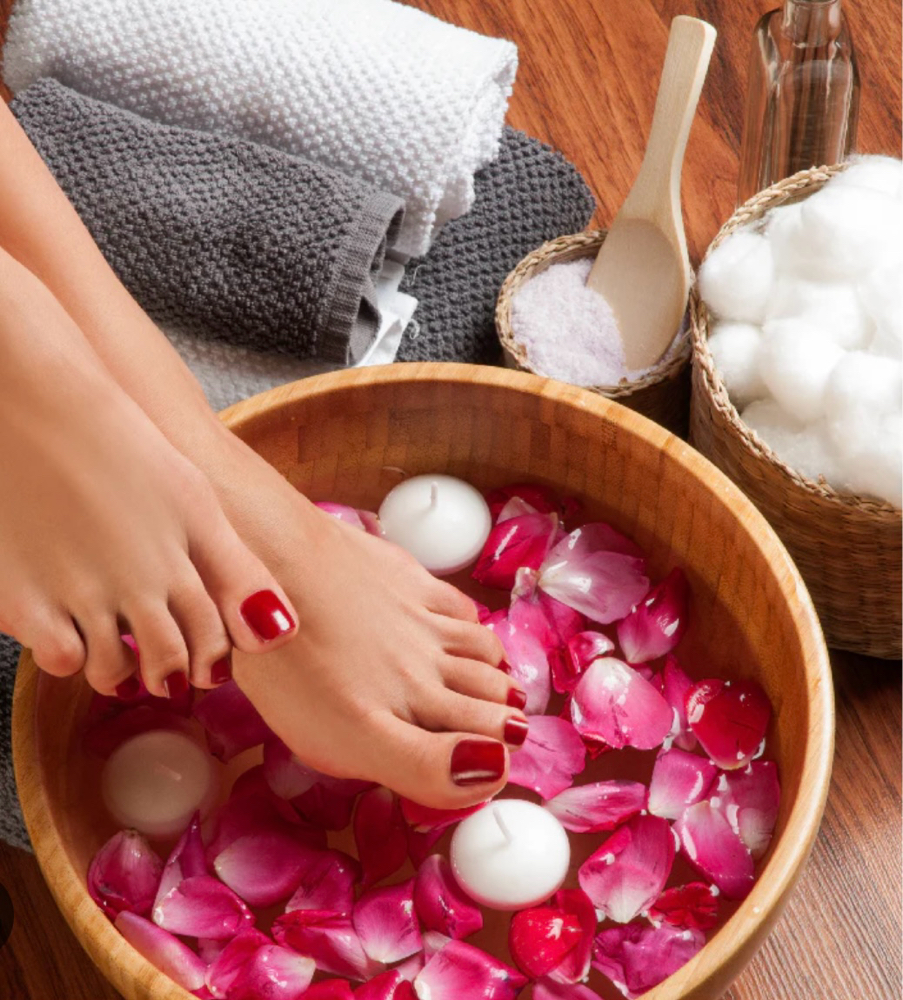 Signature Pedi+reg Polish at NW Nails & Spa in Portland, OR