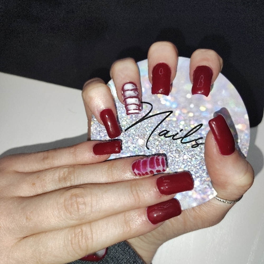 Acrylic fill at T&D Beauty Salon in Springdale, WA