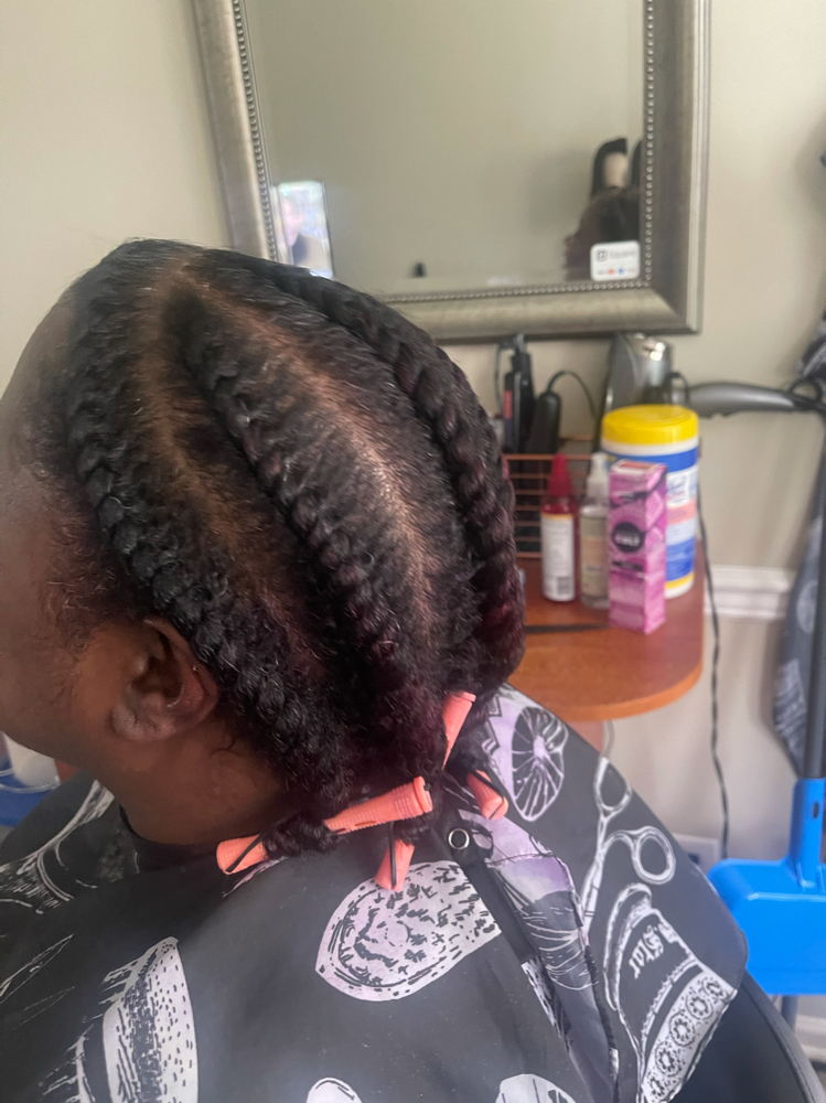 Twist Set Or Two Strand Twist