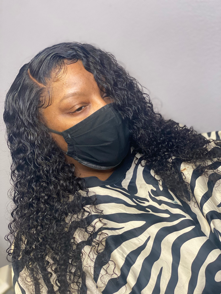 Closure Frontal Effect (glued Down)