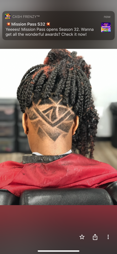 Undercut w/Freestyle Design