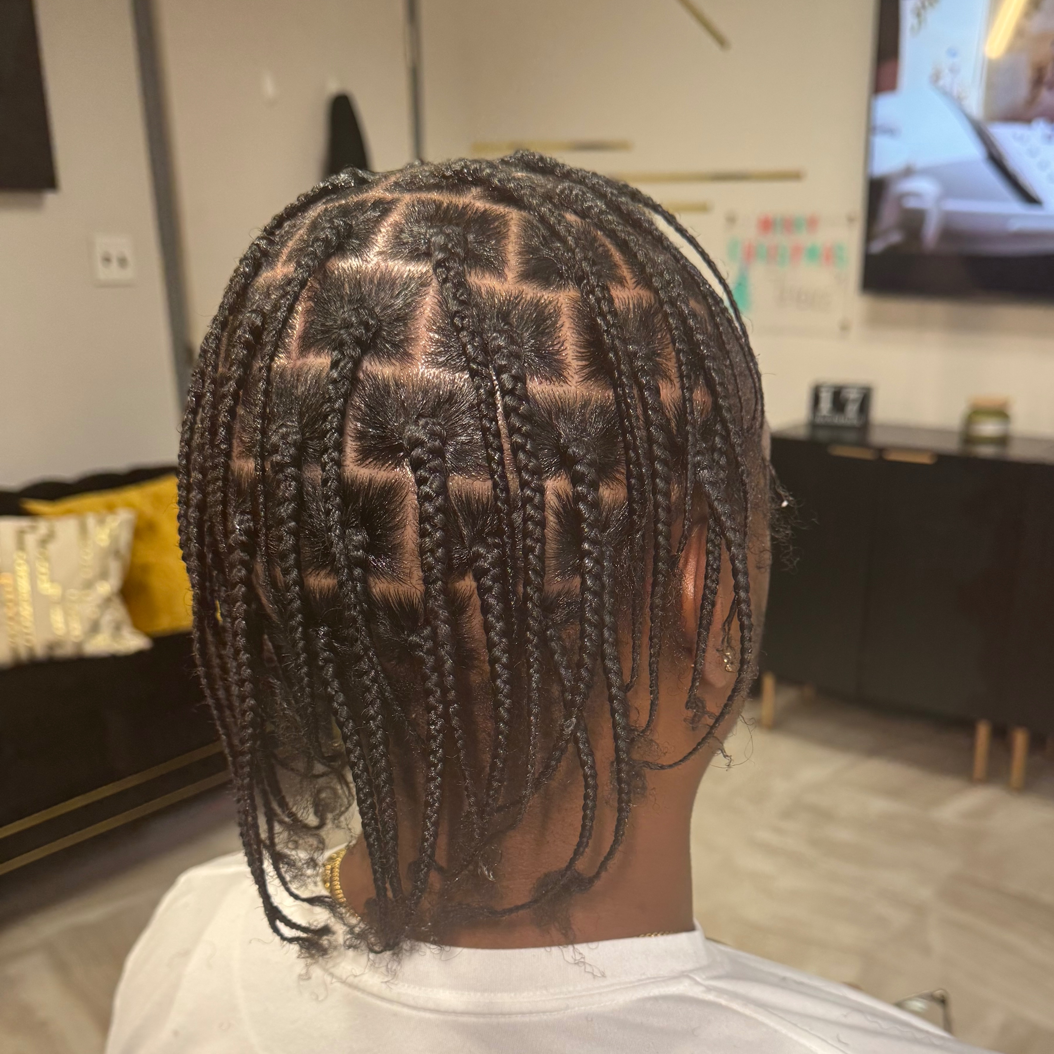 Men Knotless at J.Kelley Braids in Charlotte, NC