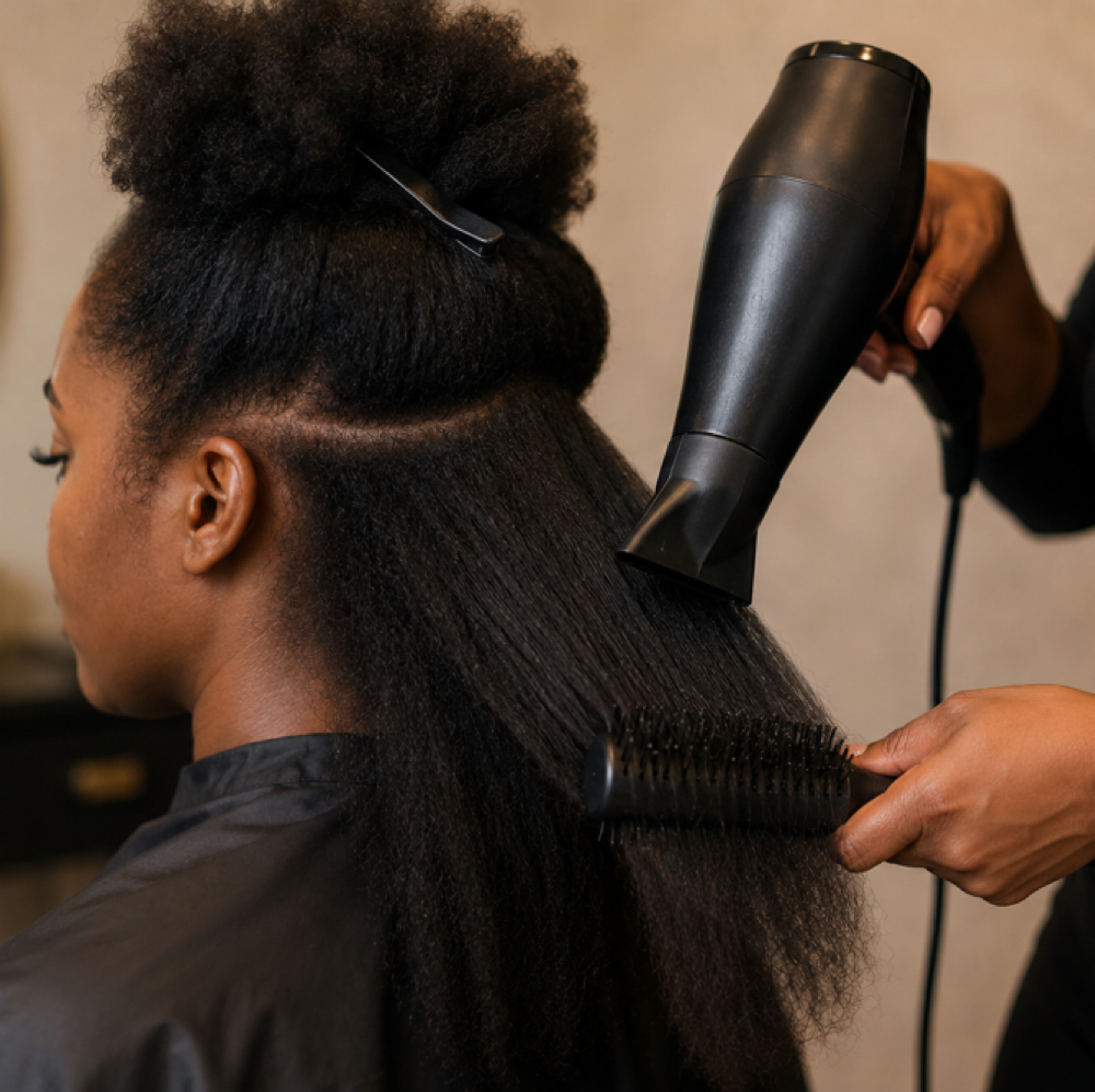 Blow Dry & Stretch Add On at Hair by Jacquera in Rome, GA