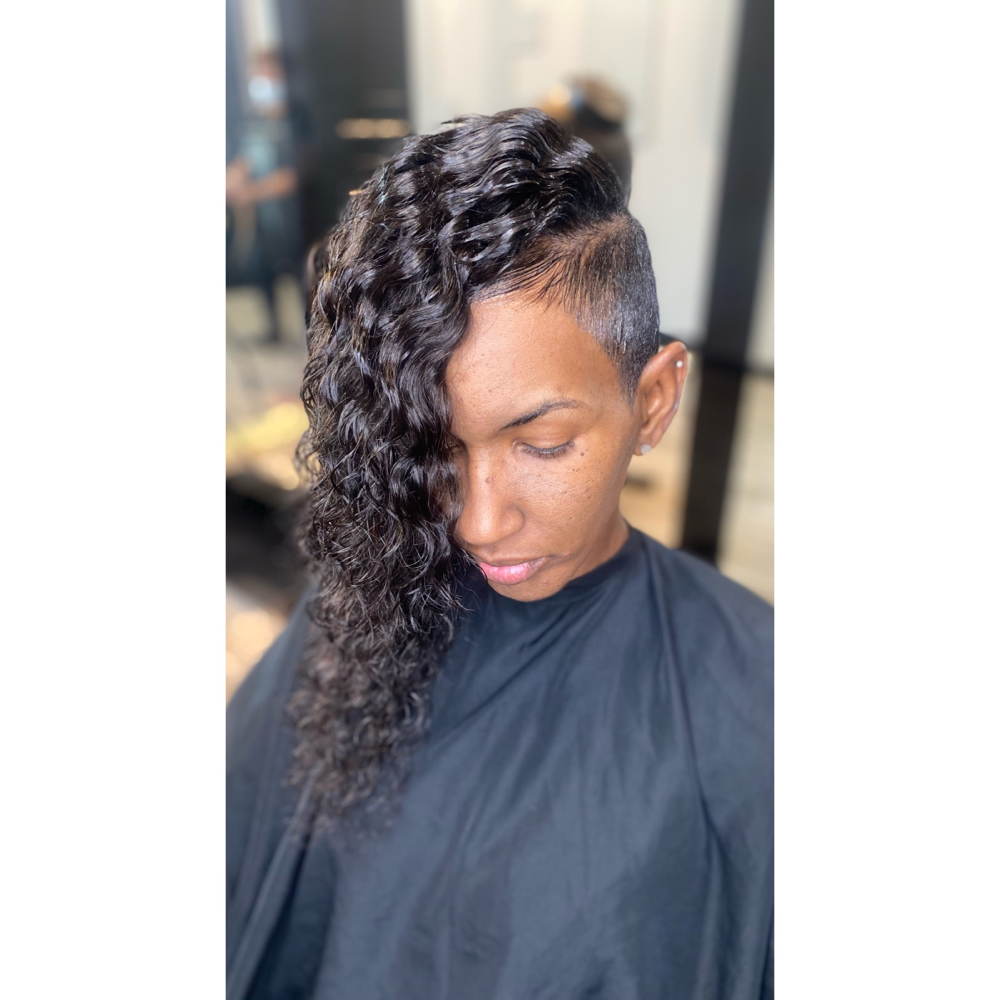 Low cut Sides W/ Sew In
