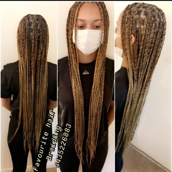 KNOTLESS BRAIDS at Favourite Hair Braiding in Cantonsville, MD