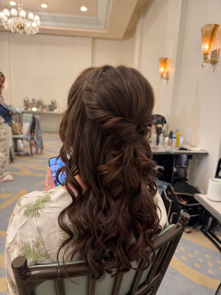 Glam Hairstyling
