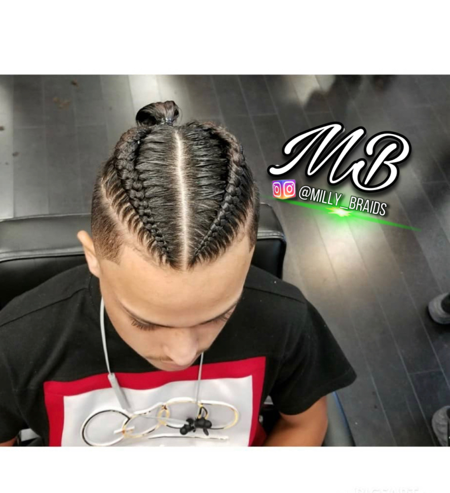 2Braids ManBun