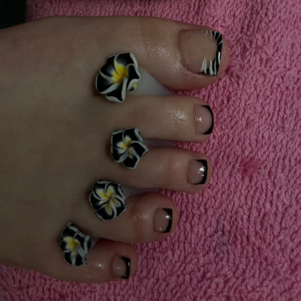 Pedicure With Just Acrylic Big Toe! at Izannastarnailz in Xeina, OH