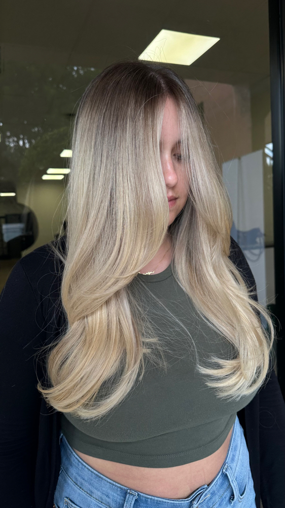 Blond Balayage at ManesbyMariana in Miam, FL