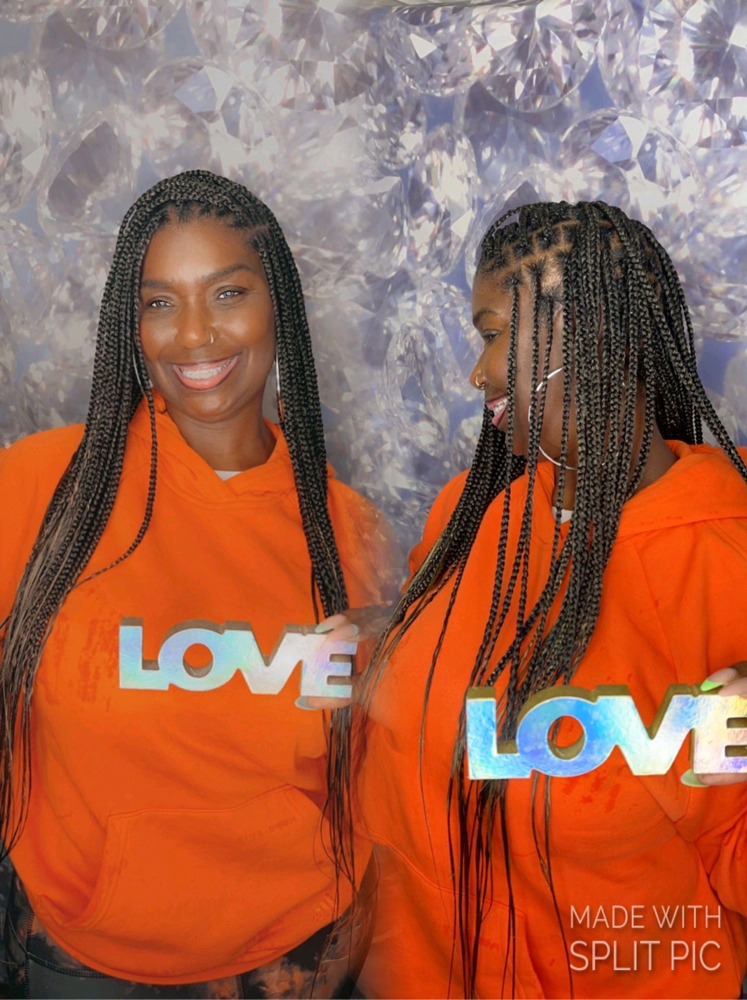 Small Knotless Braids