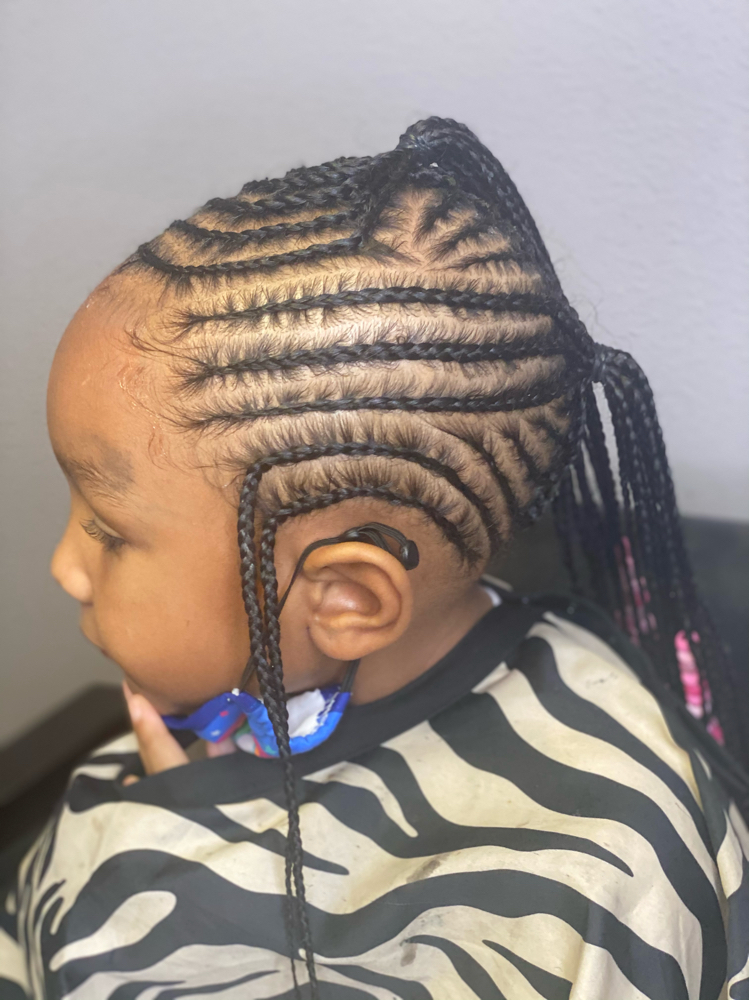 Kids Braids (no Hair Added) 2-8 Y/O