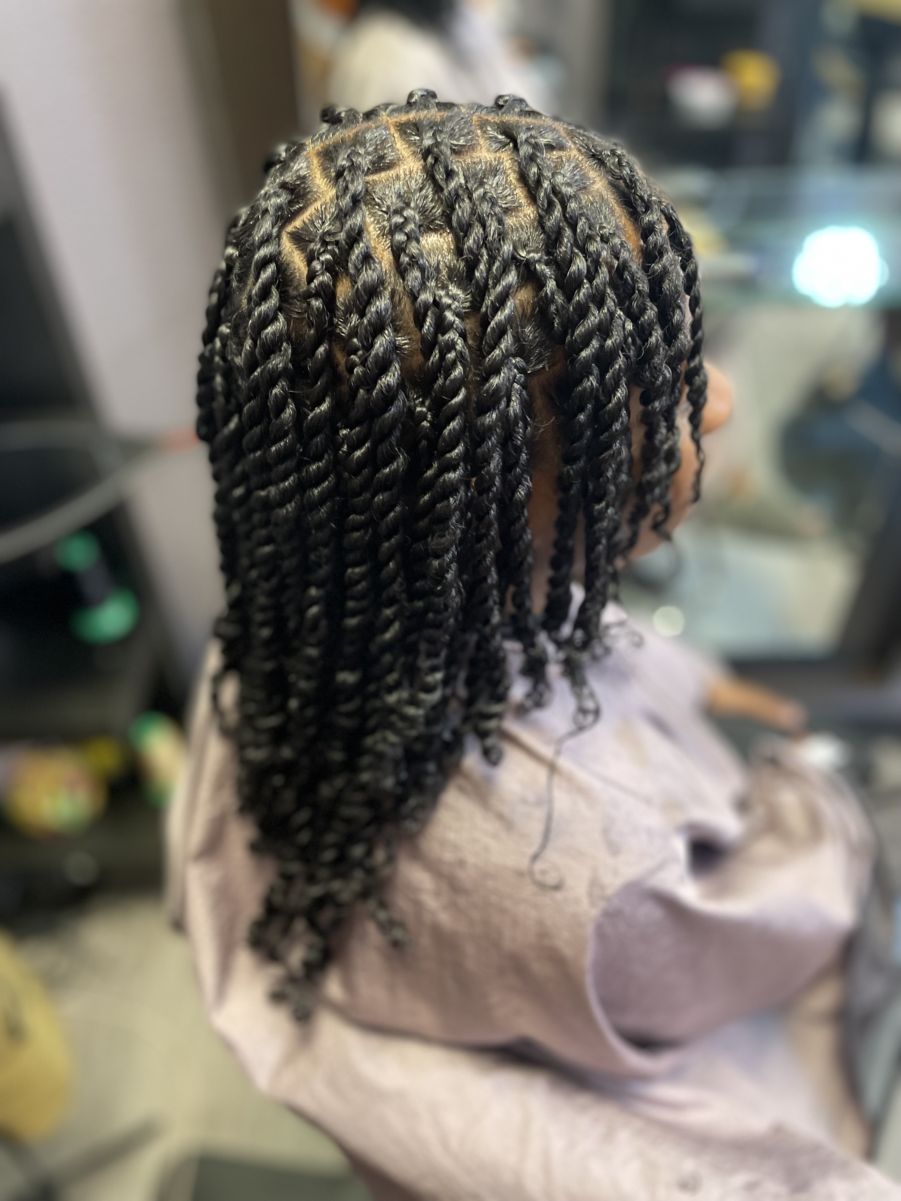 Plaited Roots Rope Twists