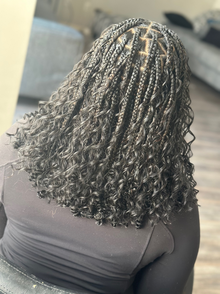 Boho Knotless Bob at Braided By Ke in Memphis, TN