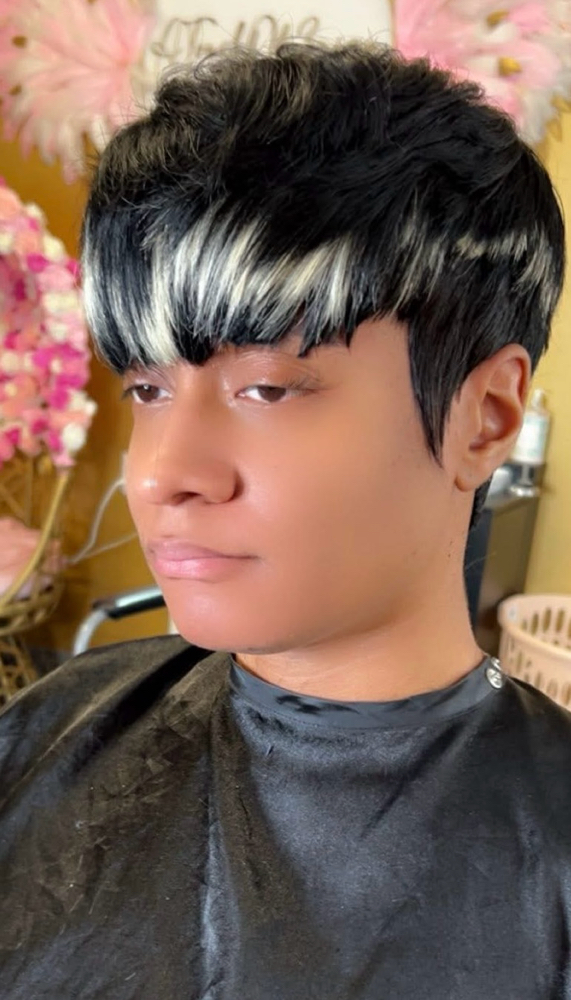 Short Cut With Weave at ATouchOfZyian Hair and Beauty in Pittsburgh, PA