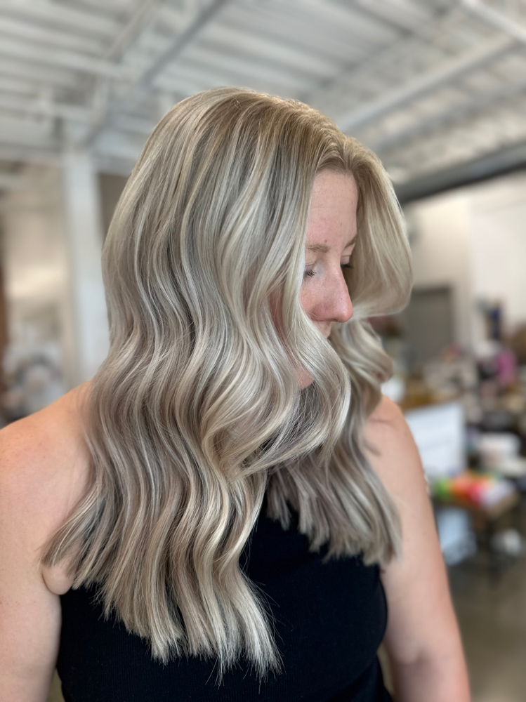 Partial Highlight at Goldn Hair Lounge-Kiley LeClere in Huntingburg, IN
