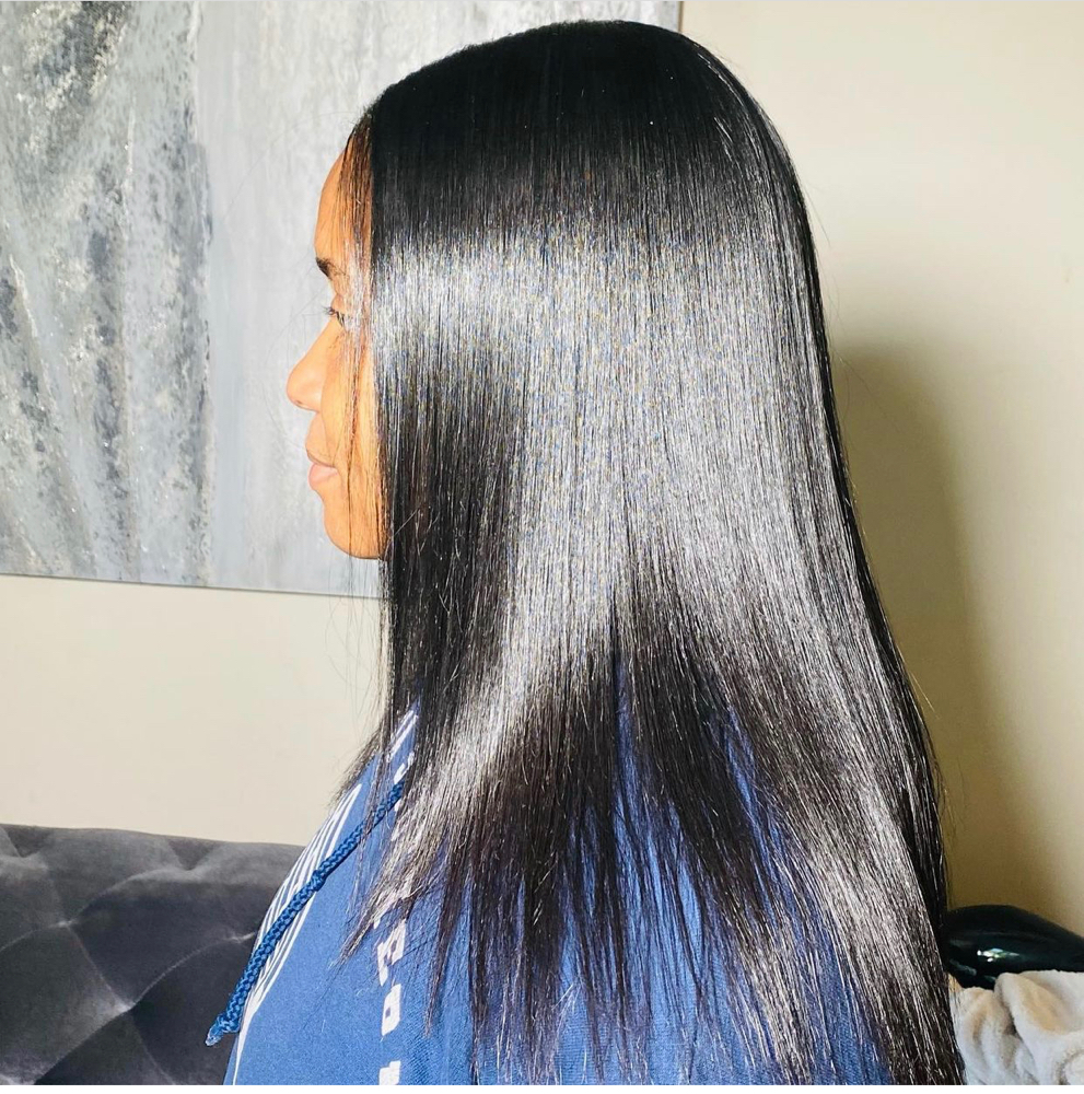 Deluxe Silk Press at Kelvin  Blonde in Atlanta, GA