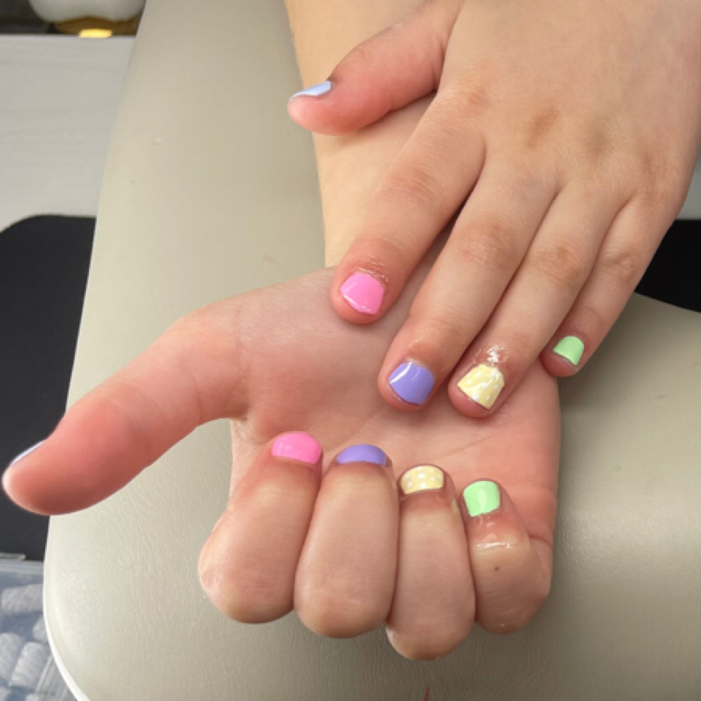 Kids Mani at Elite Salon Co in Great Bend, KS